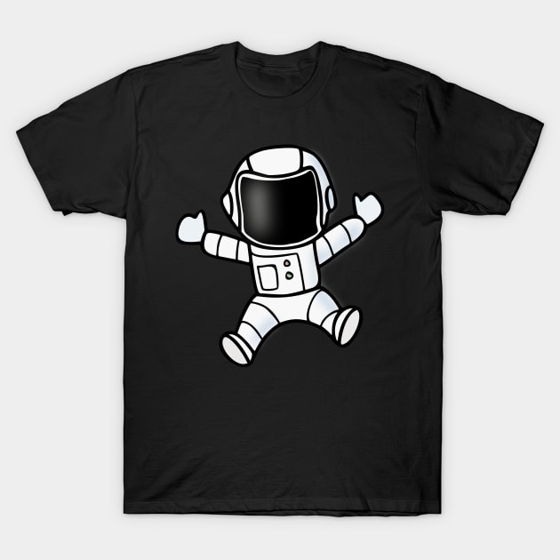 Spaceman T-Shirt by linesdesigns